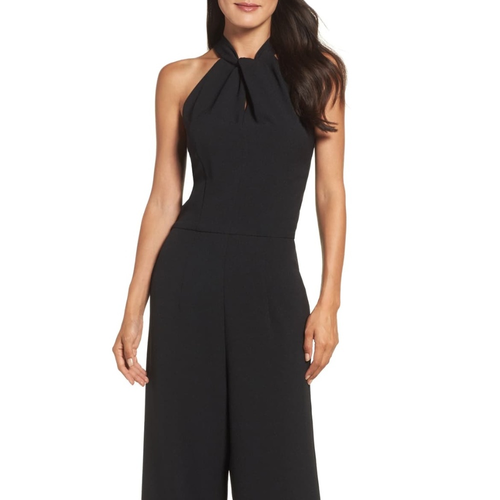Julia Jordan Wide-Leg Jumpsuit - Black NWT Size 14